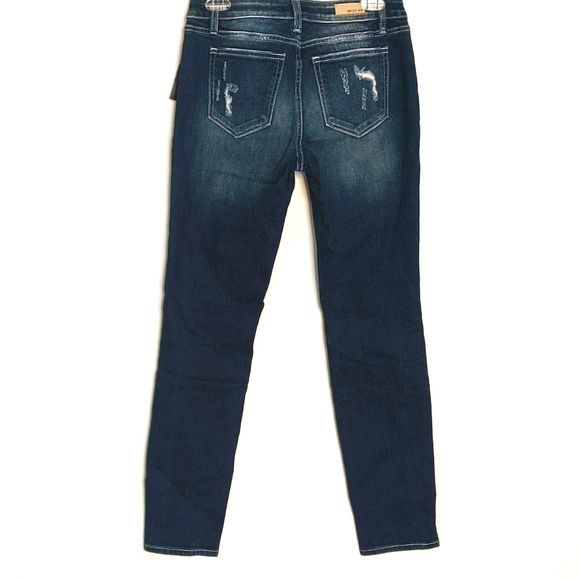 NWT ~ MISS ME Rhinestone Embellished Skinny Jeans - Picture 3 of 14